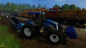 New Holland T8020 Maulwurf Edition Traktor